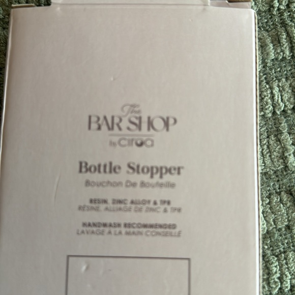 NEW Wine bottle stopper NWT-Ciroa The Bar Shop- kitchen accessory - Picture 3 of 3
